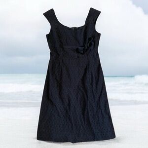 Ann Taylor Petites Eyelet Sleeveless Dress